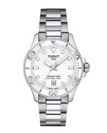 Tissot Seastar 1000 36mm - valkoinen kellotaulu - edestä