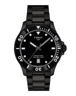 Tissot Seastar 1000 Quartz 40mm musta edestä