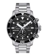 Tissot Seastar 1000 Chronograph 45,5mm musta edestä