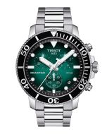 Tissot Seastar 1000 Quartz Chronograph 45,5mm vihreä edestä