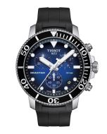 Tissot Seastar 1000 Chronograph 45,5mm sinimusta edestä
