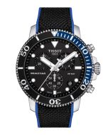 Tissot Seastar 1000 Chronograph 45,5mm musta edestä