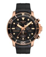 Tissot Seastar 1000 Chronograph 45,5mm musta edestä