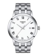 Tissot Classic Dream 42mm valkoinen edestä