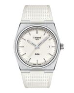 Tissot PRX 40mm valkoinen edestä