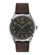 Tissot Heritage1938 Automatic Cosc 39mm antrasiitinharmaa edestä