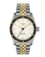 Tissot PR516 Powermatic 80 38mm valkoinen edestä