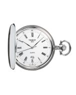 Tissot Savonnette 48,5mm valkoinen edestä