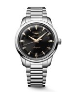 Longines Conquest Heritage 40mm musta edestä