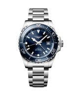 Longines HydroConquest GMT 41mm sininen edestä
