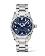 Longines Spirit 42mm - sininen - teräs - edestä