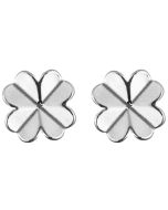 Sirot korvakorut kaiken ikäisille tytöille ja naisille. Origamimaisesti taitetuilta pinnoilta heijastuva valo tekee koruista eläväiset. Tappikiinnitys.