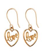 Lumoava Love korvakorut 14K 