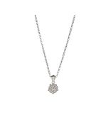 Metsäkukkia-riipus joka on ihana lahja niin omalle rakkaalle, ystävälle kuin vastavalmistuneellekin. Herkkä ja siro riipus sopii erinomaisesti arkeen ja juhlaan. Korun koko on 14x11mm ja ketjun pituus on 50 cm.