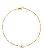 Mockberg Thin Diamond Rannekoru MO562 kullanvärinen teräs zirkonia