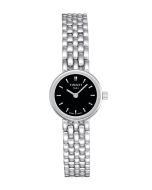 Tissot Lovely Round teräs-musta edestä