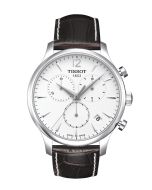 Tissot Tradition Chronograph T0636171603700 valkoinen kellotaulu