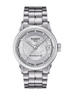 Tissot Luxury Powermatic 80 hopeanvärinen edestä