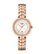 Tissot Flamingo 30mm vaalea helmiäinen edestä