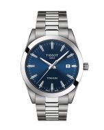 Tissot Gentleman 40mm edestä - sininen-titaani