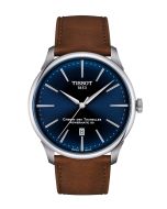 Tissot Chemin des Tourelles nahka sininen edestä