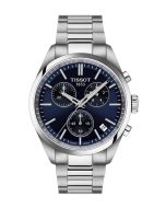 Tissot PR 100 Chronograph 40mm sininen edestä