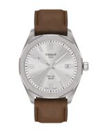 Tissot PRC 100 Solar 39mm hopea edestä