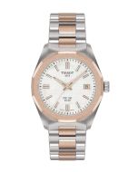 Tissot PRC 100 Solar 34mm helmiäinen teräs punakulta