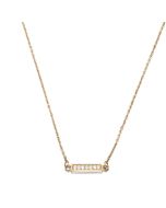 Efva Attling Thin stars-kaulakoru 18K keltakultaa. Riipuksessa 14x0.005ct timantit. Kaunis siro kaulakoru kirkkailla timanteilla, jotka on istutettu riviin riipukseen. 