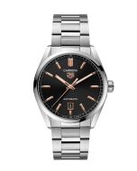 TAG Heuer Carrera Date 39mm -musta edestä