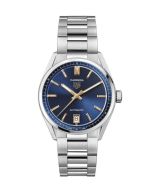 TAG Heuer Carrera Date 36mm -sininen edestä