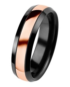 Duetto sormus zirkonium ja punakulta 006-092P