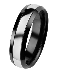 Duetto sormus zirkonium ja valkokulta 006-092V