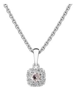 Kohinoor Valerie timanttiriipus morganiitilla valkokultaa 123-263V-08MO