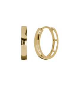 Kohinoor korvarenkaat 14K keltakultaa. Korvakorujen halkaisija on 16,8mm ja leveys 3mm.