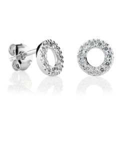 Kohinoor Estelle timanttikorvakorut 14K valkokultaa 143-216-22