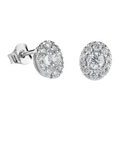 Kohinoor Olivia timanttikorvakorut 14K valkokultaa 143-410V-72