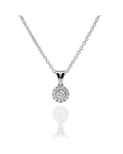 Kohinoor timanttiriipus valkotopaasilla 123-264VT-12