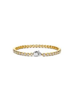 Ti Sento kullattu hopearannekoru zirkonia 2842ZY