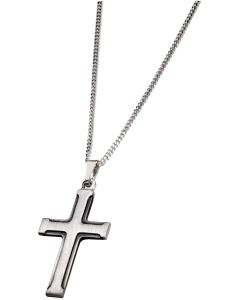 Lumoava hopeinen risti 42/45cm 500600000