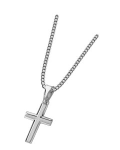 Lumoava hopeinen risti 42/45cm 505200000