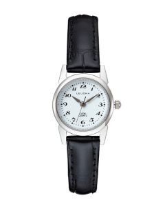 Leijona Valkmusa 22mm 5120-1210 nahka-teräs-musta-valko