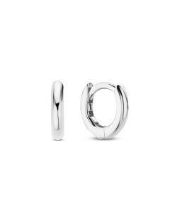 Ti Sento hopeat korvarenkaat 10mm