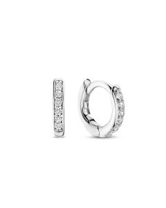 Ti Sento hopeakorvarengas zirkonia 10 mm 7954ZI