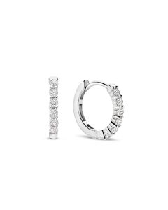 Ti Sento hopeakorvarengas zirkonia 14mm 7957ZI