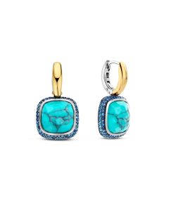 Ti Sento hopeakorvakoru synteettinen turkoosi 7968TQ