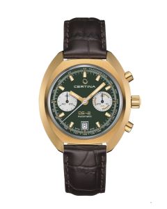 Certina DS-2 Chronograph Automatic ⌀43,36mm vihreä edestä