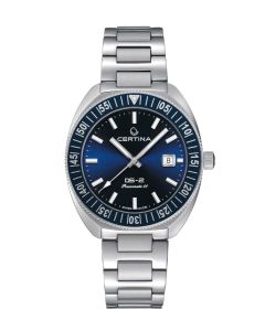 Certina DS-2 (Turning Bezel) sininen edestä