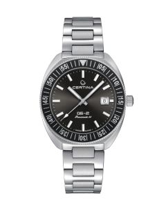 Certina DS-2 (Turning Bezel) ⌀41,1mm harmaa edestä