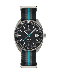 Certina DS-2 (Turning Bezel) ⌀41,1mm musta edestä